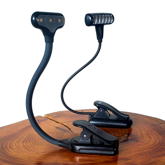 The classic HammerHead light next to the newer upgraded version, the NuFlex.