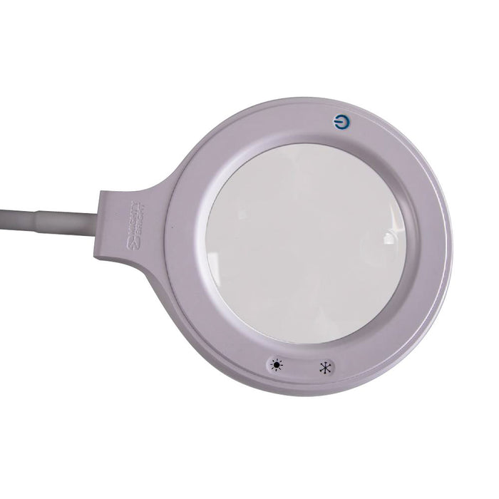 A close-up picture of the magnifier head that is on our magnifier lamps.