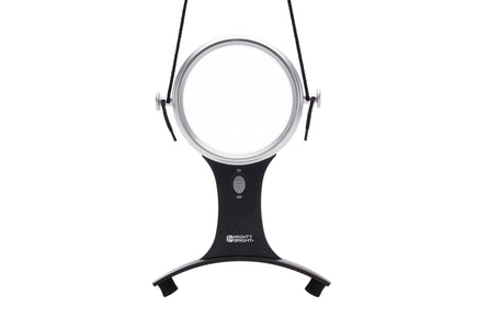 The 4" Hands-Free LED Lighted Magnifying Glass by Mighty Bright - front view