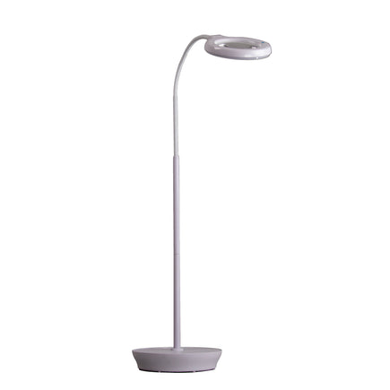 Mighty Bright Rechargeable LED Floor Light & Magnifier Lamp - front view