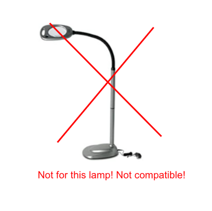 Notes for the 67112 lamp - this adapter is not compatible with this lamp