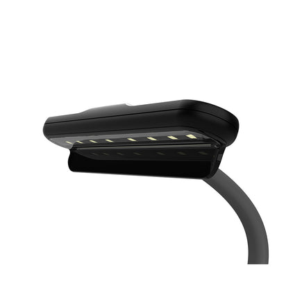 The BrightFlex Music Stand Light & Battery Bank - close up of the light head