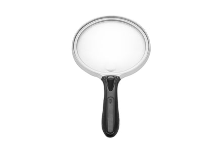 The 5" Round LED Lighted Magnifying Glass by Mighty Bright - rear view