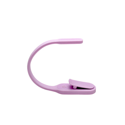 The Recharge Rechargeable Book Light with USB Power Cable by Mighty Bright - side view, Lavender