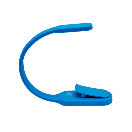 The Recharge Rechargeable Book Light with USB Power Cable by Mighty Bright - side view, blue 